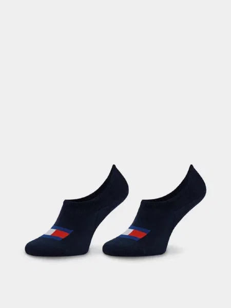 Tommy Hilfiger TJ FOOTIE 2P FLAG Набір шкарпеток Унісекс Бавовна/поліамід синій