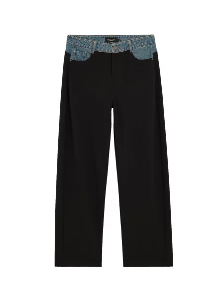 Desigual Pantaloni negru