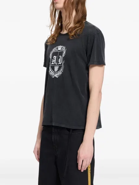 Tricou Ann Demeulemeester cu imagine negru