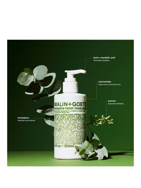 Malin+Goetz Eucalyptus Hand + Body Scrub Tělový peeling ml