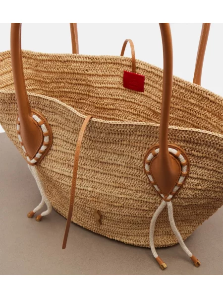 Shopper torbica Christian Louboutin bež