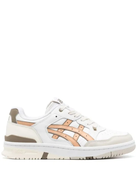 Sneakerși Asics din piele alb