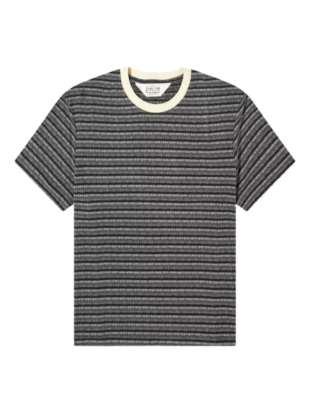 Tricou Brain Dead cu dungi negru