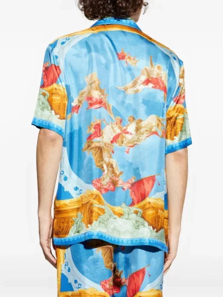 Kratak košulja Versace plava