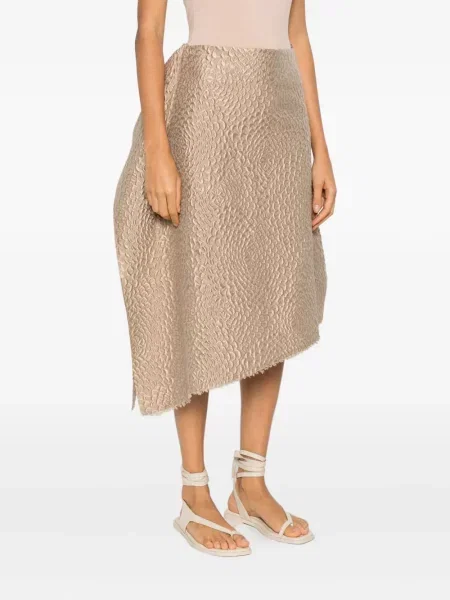 Spódnica midi Niccolò Pasqualetti asymetryczna do kolan