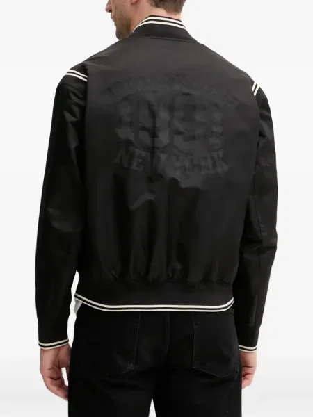 Geacă Armani Exchange cu dungi negru