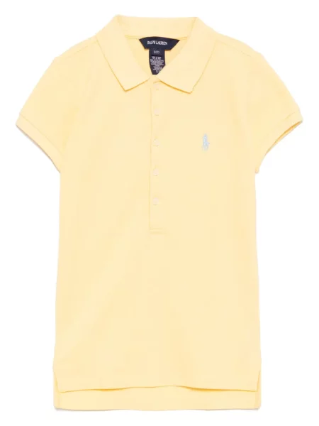 Koszulka polo dziecięca Polo Ralph Lauren żółta