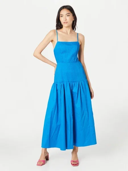 Warehouse Rochie cobalt albastru