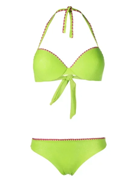 Bikini Twinset push-up zielony