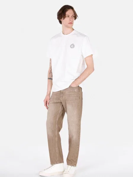 Джинси Colin’s комбінований верх коричневий