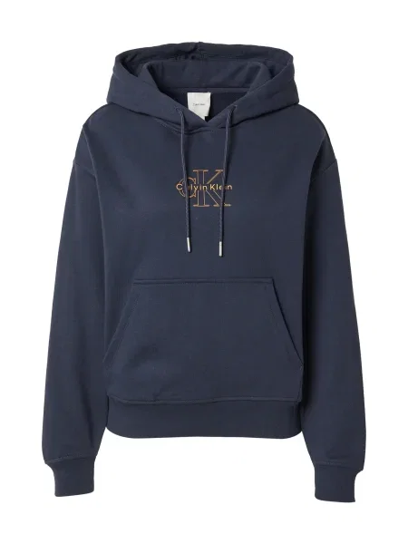 Klasická mikina Calvin Klein Jeans modrá