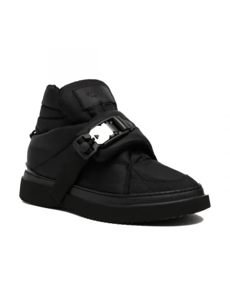 Geanta de piele Buscemi negru
