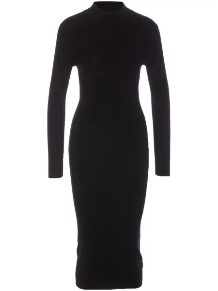 Sukienka midi Michael Michael Kors do kolan garniturowa biała