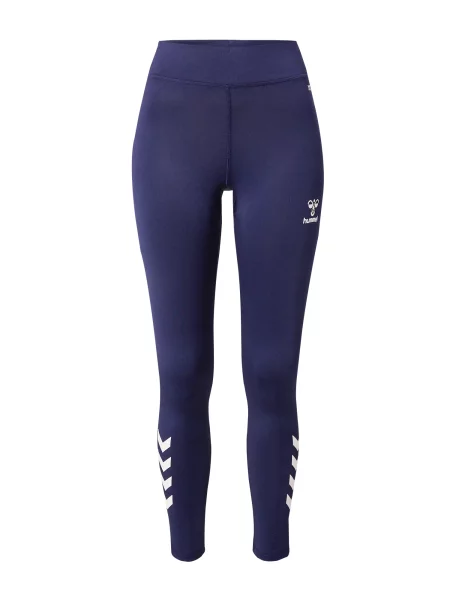 Hummel Pantaloni sport albastru marin alb