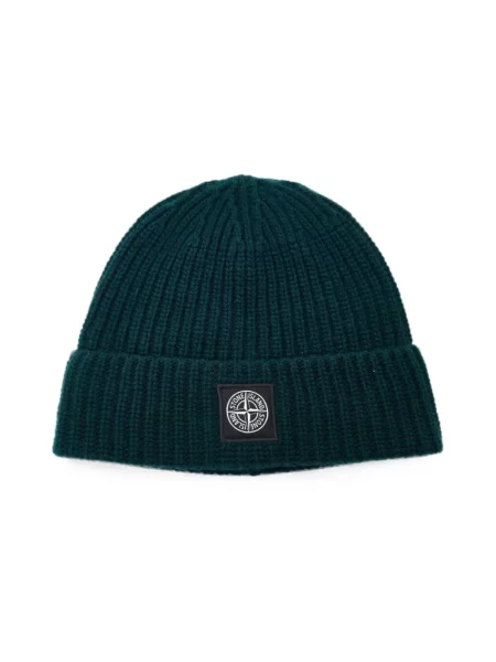 Czapka Stone Island z kamieniami zielona