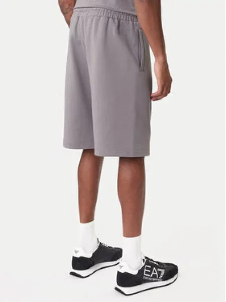 Kratke hlače Emporio Armani siva
