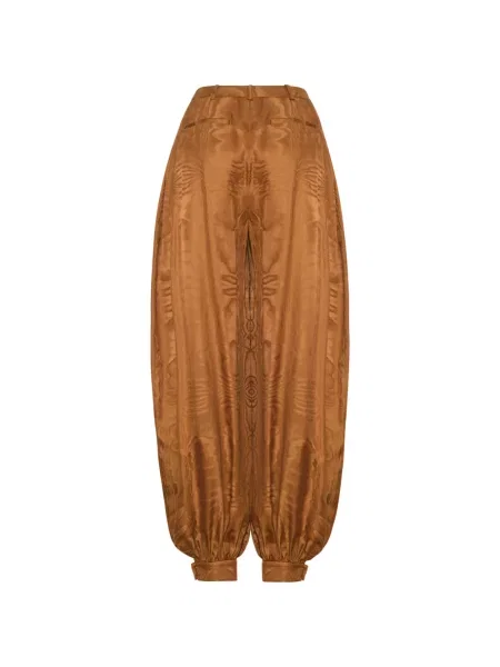Pantaloni Adam Lippes maro