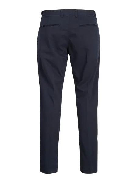 JACK & JONES Chino nohavice JPSTKANE BARRET námornícka modrá