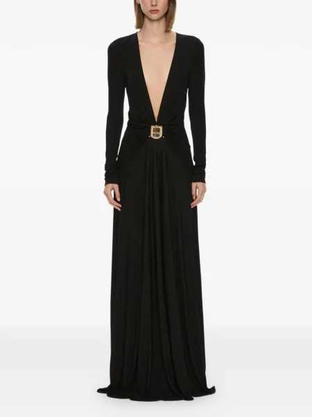 Rochie Christopher Esber cu volane negru