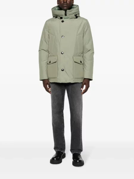 Anorak stiliaus striukė Woolrich izoliuoti žalia