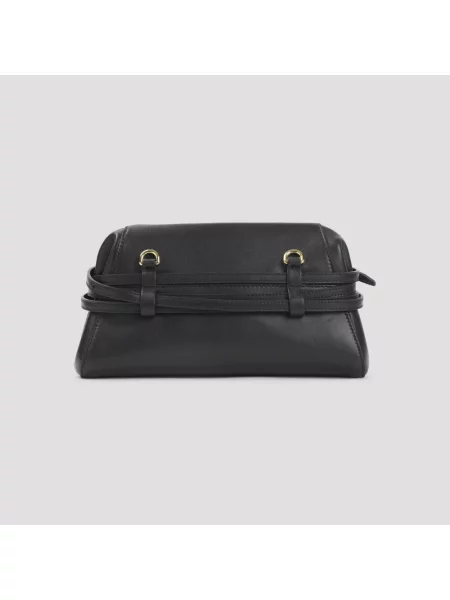 Body Moschino skórzany czarny