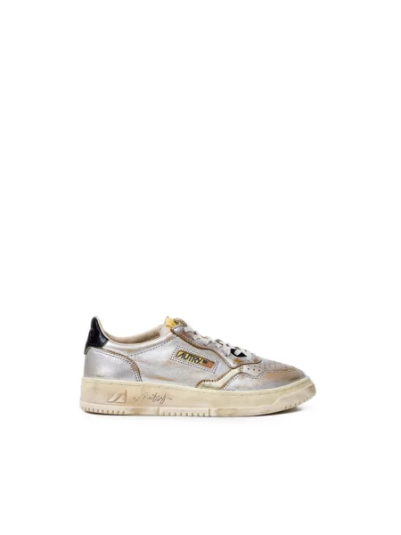 Sneakersy Autry skórzane retro szare