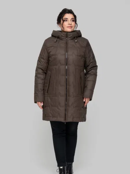 Демісезонна куртка All Posa коричневий