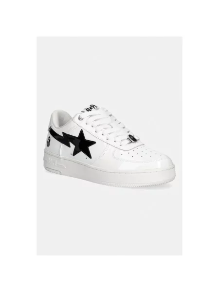 Sneakersy A Bathing Ape® skórzane białe