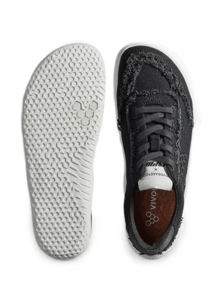 Sneakerși Vivobarefoot negru