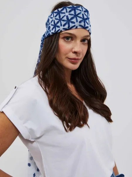 Fular Marisse albastru