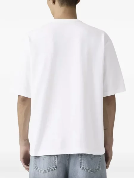 Scurt tricou Levi's® cu decolteu rotund alb