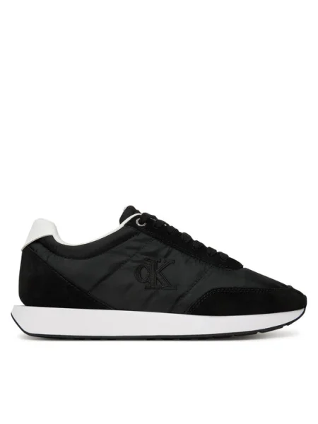 Calvin Klein Sneakers Retro Runner Lace Up Mg negru