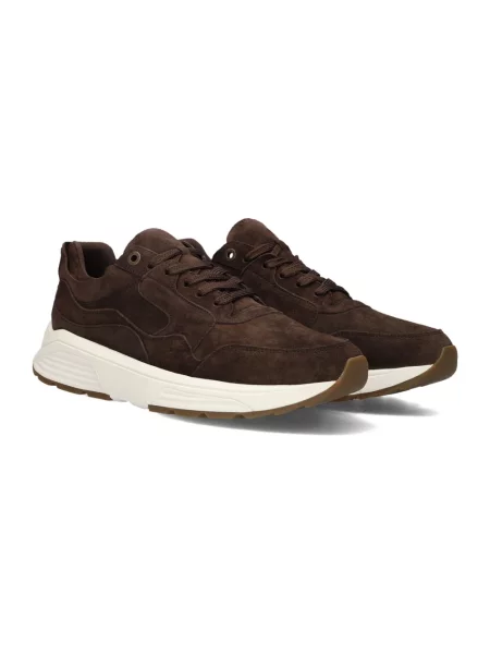 Sneakersy Xsensible zamszowe brązowe