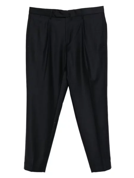 Pantaloni Dell'oglio plisate negru