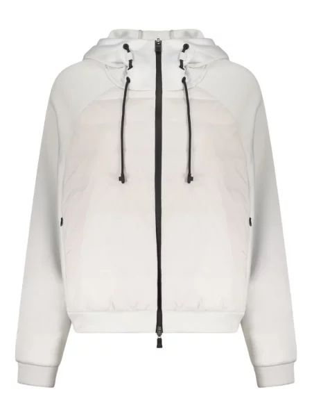 Geacă Herno cu glugă alb