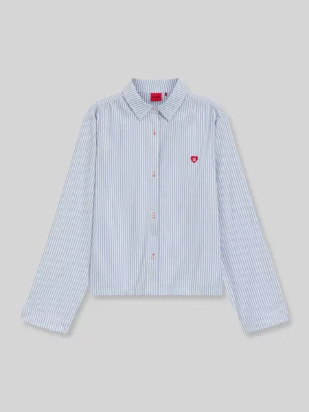 Góra od piżamy o kroju loose fit z mieszanki bawełny i model DREEM' Hugo biała