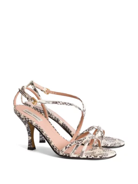 Sandale Alberta Ferretti cu bretele alb