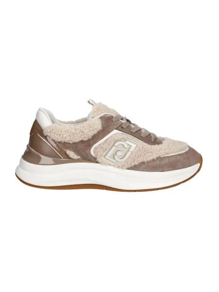 Sneakersy Liu Jo zamszowe brązowe
