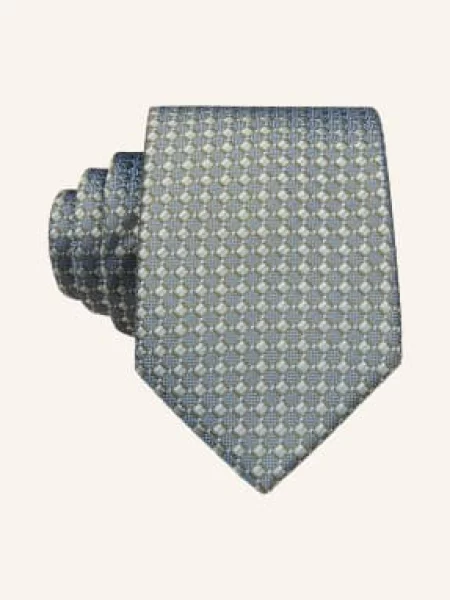 Prince Bowtie Kravata petrolejová / stříbrná / světle zelená