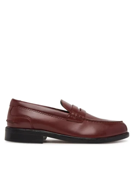 Clarks Mocasini CraftJames Lo Vișiniu roșu
