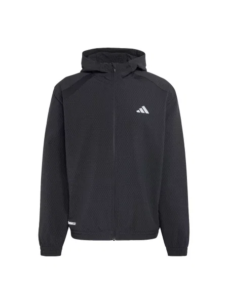 ADIDAS PERFORMANCE Μπουφάν άσκησης Tech Apparel ανθρακί / μαύρο λευκό