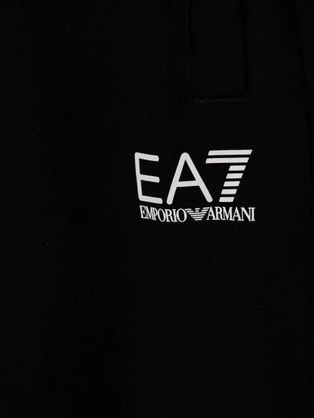 Komplet dresowy dziecięcy Ea7 Emporio Armani czarny