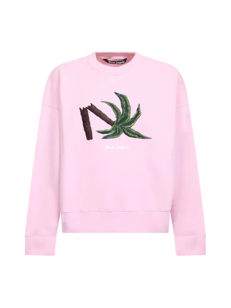 Bluza Palm Angels z nadrukiem różowa
