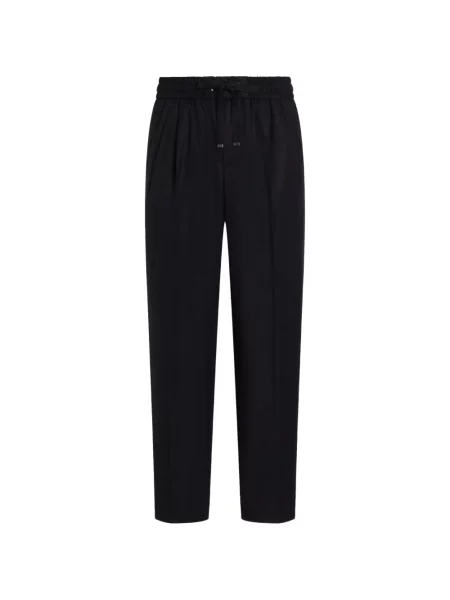 Pantaloni de jogging Dolce & Gabbana de flanelă alergare albastru