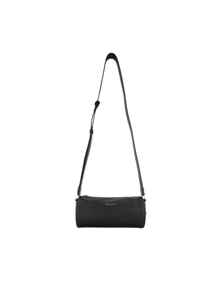 Torba crossbody Alexander Mcqueen skórzana czarna