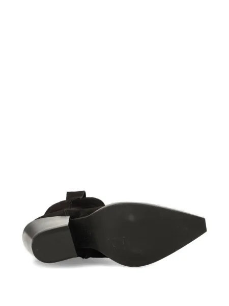Botine Copenhagen din piele de căprioară negru