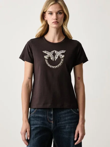 Pinko tricou pentru femei cu maro