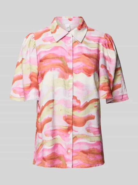 Bluzka koszulowa o kroju regular fit z rękawem o dł. model ‘AROLA’ Y.a.s