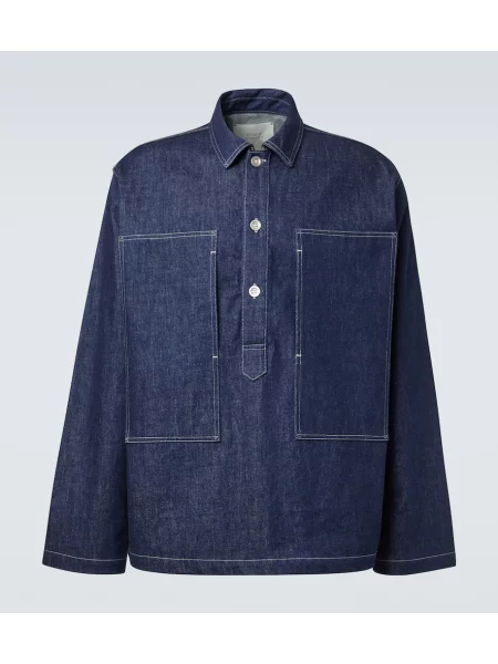 Košile Studio Nicholson modrá