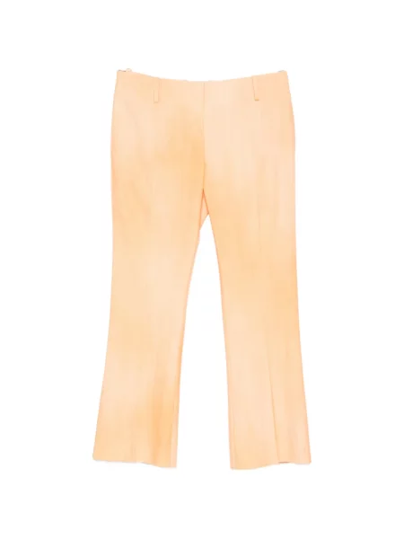 Cu centură pantaloni Ermanno Scervino portocaliu